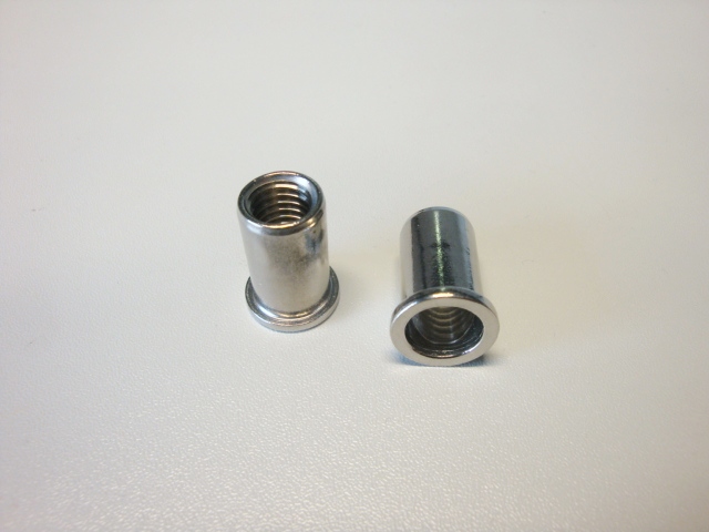 m5 Flat head knurled insert nut